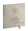 Термостатический смеситель на 1 потребитель Axor Citterio, Brushed Nickel (39705820) Для ванны, Для душа Никель