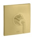 Термостатичний змішувач Axor Citterio, Brushed Brass (39711950) Для ванни, Для душа Латунь