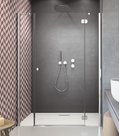 Душові двері Radaway Torrenta DWJS 190 R (320812-01-01R + 320493-01-01) двери Розпашні назовні тон стекла Прозоре 