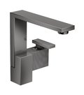 Смеситель для раковины Axor Edge diamond cut, Polished Black Chrome (46021330) Для раковины Черный глянцевый 
