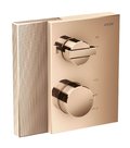 Термостатичний змішувач Axor Edge diamond cut, Polished Red Gold (46751300) Для ванни, Для душа Червоне золото