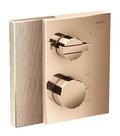 Термостатический смеситель на 2 потребителя Axor Edge diamond cut, Polished Red Gold (46761300) Для ванны, Для душа Красное золото