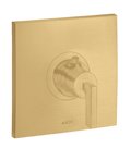Термостатический смеситель Axor Citterio, Brushed Gold Optic (39711250) Для ванны, Для душа Золото