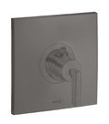Термостатический смеситель Axor Citterio, Brushed Black Chrome (39711340) Для ванны, Для душа Черный