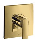 Смеситель скрытого монтажа Axor Citterio, Polished Gold Optic (39655990) Для ванны, Для душа Золото