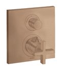 Термостатичний змішувач на 2 споживача Axor Citterio, Brushed Red Gold (39725310) Для ванни, Для душа Червоне золото