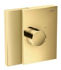 Термостатический смеситель Axor Edge, Polished Gold Optic (46740990) Для ванны, Для душа Золото
