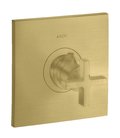 Термостатический смеситель Axor Citterio, Brushed Brass (39716950) Для ванны, Для душа Латунь