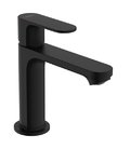 Смеситель для раковины Hansgrohe Rebris S CoolStart EcoSmart+ 110 мм, черный матовый (72588670) Для раковины Черный, Черный матовый