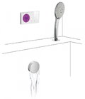 Электронный душевой комплект для ванны скрытого монтажа Tres SHOWER TECHNOLOGY (09286573) Душевые комплекты (системы) Хром