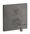 Термостатический смеситель на 1 потребитель Axor Citterio, Brushed Black Chrome (39705340) Для ванны, Для душа Черный