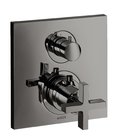 Термостатический смеситель на 2 потребителя Axor Citterio, Polished Black Chrome (39725330) Для ванны, Для душа Черный