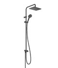Душова система з термостатом Hansgrohe Vernis Shape, чорний матовий (26282670) Душові стійки Чорний матовий