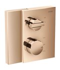 Термостатический смеситель Axor Edge, Polished Red Gold (46750300) Для ванны, Для душа Красное золото