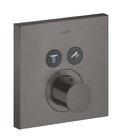 Термостатический смеситель на 2 потребителя Axor MyEdition, Brushed Black Chrome (36715340) Для ванны, Для душа Черный