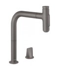 Смеситель для кухни Hansgrohe Metris Select M71 Brushed Black (73818340) Для кухни Черный глянцевый 
