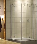 Душова кабіна Radaway Torrenta PDD 100x80 L / R (31640-01-05N) Радіусні асиметричні Затемнене