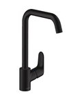 Смеситель для кухни Hansgrohe Focus Matt Black (31820670) Для кухни Черный матовый