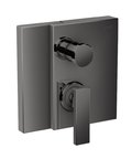 Смеситель скрытого монтажа Axor Edge, Polished Black Chrome (46450330) Для ванны, Для душа Черный глянцевый 