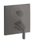 Термостатический смеситель на 1 потребитель Axor Citterio, Brushed Black Chrome (39700340) Для ванны, Для душа Черный