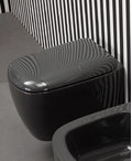 Підвісний унітаз Flaminia Mono, black (MN118) Підвісні 