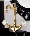 Змішувач для раковини Fima Carlo Frattini Elizabeth Chic (F5091COR) Для раковини Золото