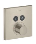 Термостатичний змішувач на 2 споживача Axor MyEdition, Brushed Nickel (36715820) Для ванни, Для душа Нікель