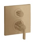 Термостатичний змішувач на 2 споживача Axor Citterio, Brushed Bronze (39720140) Для ванни, Для душа Бронза