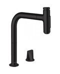 Змішувач для кухні Hansgrohe Metris Select M71 Matt Black (73818670) Для кухні Чорний матовий