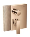 Смеситель скрытого монтажа Axor Edge diamond cut, Polished Red Gold (46451300) Для ванны, Для душа Красное золото