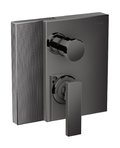 Змішувач прихованого монтажу Axor Edge diamond cut, Polished Black Chrome (46451330) Для ванни, Для душа Чорний глянсовий 