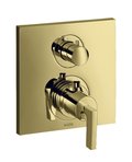 Термостатический смеситель на 2 потребителя Axor Citterio, Polished Gold Optic (39720990) Для ванны, Для душа Золото