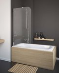 Стационарная шторка для ванны Radaway Torrenta PNJ 80L (201101-101NL) Torrenta Стационарные 
