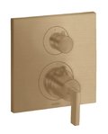 Термостатический смеситель на 1 потребитель Axor Citterio, Brushed Bronze (39700140) Для ванны, Для душа Бронза
