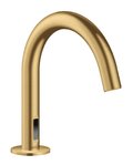 Электронный смеситель для раковины Axor One, Brushed Gold Optic (38010250) Для раковины Золото