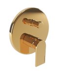 Смеситель Bugnatese Simple, золото PVD (6672-PO) Для ванны, Для душа Золото