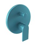 Змішувач Bugnatese Simple, пастельний бірюзовий (6672-TP) Для ванни, Для душа Бірюзовий, Блакитний
