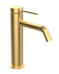 Смеситель для раковины GRB Time XL Male, с донным клапаном, золото матовое PVD (47531488) Для раковины Золото, Золото матовый