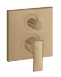 Смеситель скрытого монтажа Axor Citterio, Brushed Bronze (39455140) Для ванны, Для душа Бронза