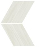 Плитка Atlas Concorde Marvel Stone Bianco Dolomite Chevron Lappato 22,5*22,9 (AS1Q) Atlas Concorde Для кухни, Для общественных помещений, Для жилых помещений, Для ванной