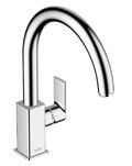 Змішувач для кухонного миття Hansgrohe Vernis Shape M35, хром (71871000) Для кухні, Для раковини, Для кухонних мийок Хром