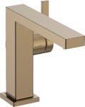Змішувач для раковини з донним клапаном push-open Hansgrohe Tecturis E 110 Fine CoolStart, бронза (73020140) Для раковини Бронза