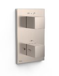 Термостатический смеситель на 2 потребителя Tres Therm-Box, нержавеющая сталь (00625001AC) Для ванны, Для душа Нерж. сталь