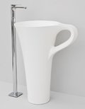 Кам'яна раковина 70 см Artceram Cup, white (OSL004 01; 00) Підлогові 