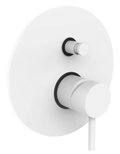 Змішувач Paffoni Light (LIG015BO) Для ванни, Для душа Білий, Білий матовий