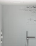 Термостатический душевой комплект скрытого монтажа GRB Incool (4311) Душевые комплекты (системы) Белый