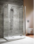 Душова кабіна Radaway Almatea KDJ+S 80X80R (31532-01-01R1 + 31532-01-01R2) Квадратні Прозоре