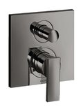 Смеситель скрытого монтажа Axor Citterio, Polished Black Chrome (39455330) Для ванны, Для душа Черный