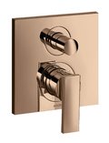 Змішувач прихованого монтажу Axor Citterio, Polished Red Gold (39455300) Для ванни, Для душа Червоне золото