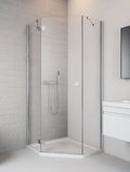 Душевая кабина Radaway Essenza New PTJ 100Lx80 (385010-01-01L+385055-01-01) Пятиугольные Прозрачное